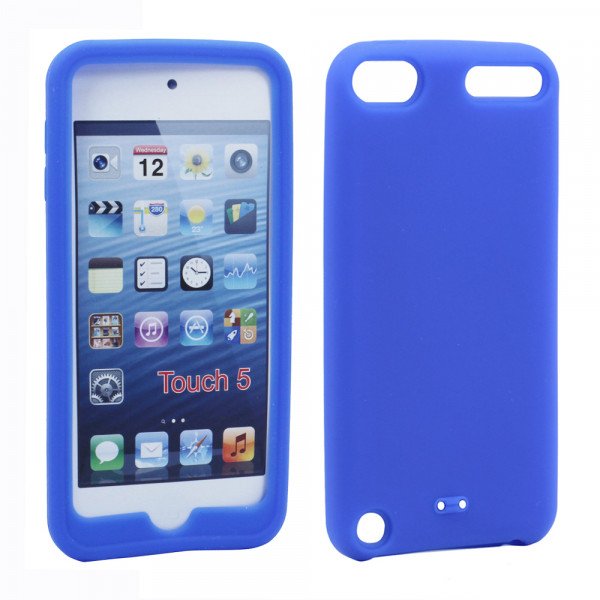 Wholesale iPod Touch 5 Silicone Skin Case (Blue)